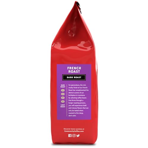 Community Coffee Extra Dark French Roast Ground Coffee, 12 oz