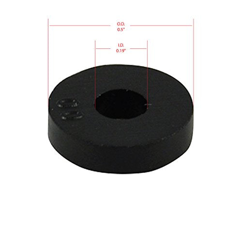 Danco 88569 Rubber Flat Washer 1/2-Inch - 10-Pack for Faucets