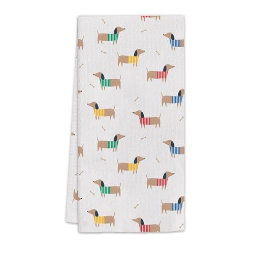 Dachshund Kitchen Towel - Absorbent Dog Themed Dish Towel for Home Decor