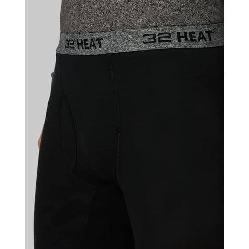 32 Degrees Heat Men's Lightweight Base Layer Legging | 4-Way Stretch | Thermal| Form Fitting