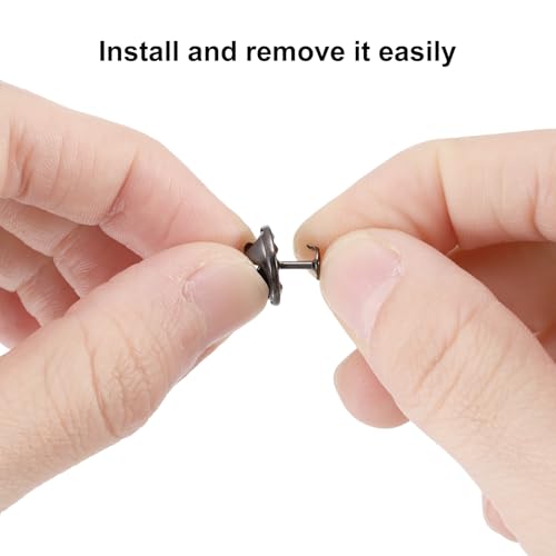 MECCANIXITY 50 Pairs Metal Pin Backs Butterfly Clutch Replacement