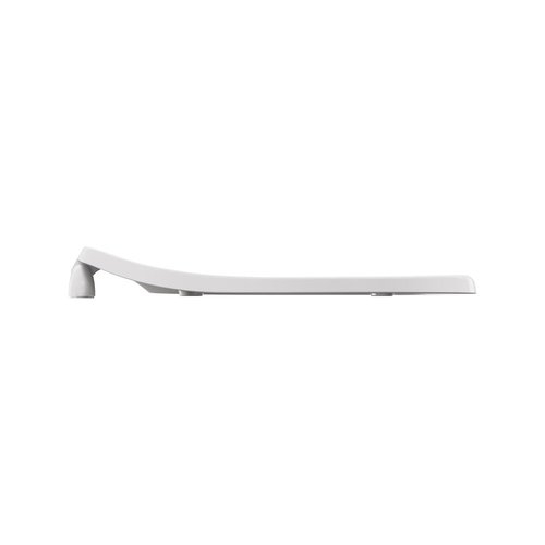 American Standard 5901100.020 Commercial Elongated Open Front Toilet Seat with Stainless Steel Hinge, White