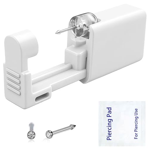 Self Nose Piercing Kit Disposable Nostril Puncture Tool by SLVIEKAE