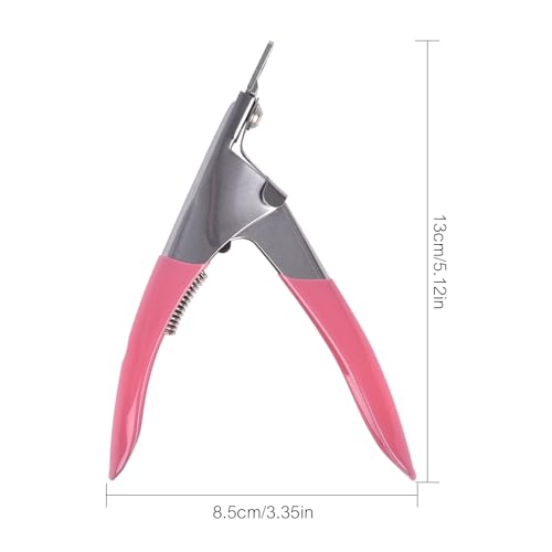 Siyuwuro Professional Acrylic Nail Clipper Stainless Steel False Nail Cutter