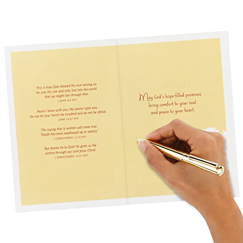 Hallmark DaySpring Religious Sympathy Card - God's Comfort and Hope