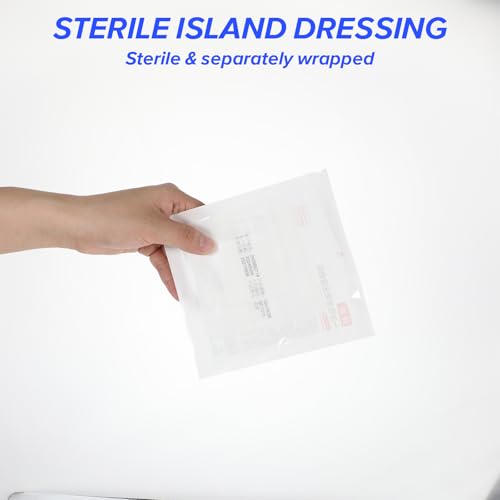 15 Pcs Split Drain Adhesive Feeding Tube Bandages, Sterile Catheter Stabilization Device, G Tube Covers, Peg G J Supra-Pubic Incision Bordered Gauze Pad, 4" x 4" Island Dressing for Nursing Care