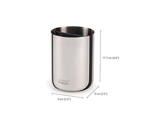 Joseph Joseph EasyStore Luxe Stainless-Steel Toothbrush Caddy