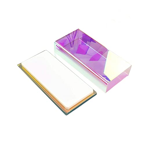 LIXIMMAZN Eyelash Grafting Pallet with Dust-proof Cover - Acrylic Lash Tile Holder