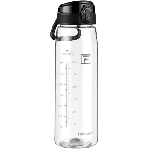Fanhaw 32 oz Tritan Sports Water Bottle - BPA Free & Leakproof