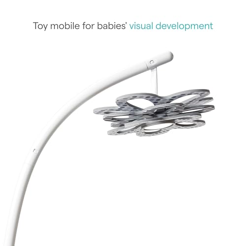 Munchkin¢ç Baby Bloom¢â Mobile for Munchkin Swing - High-Contrast Infant Mobile with Mirror