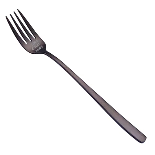 Personalized Stainless Steel Table Forks - Anniversary Gifts for Couples
