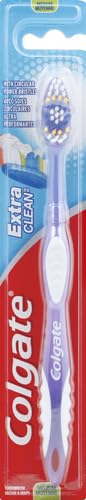 Colgate Extra Clean Medium Toothbrush with Stain Removal Bristles