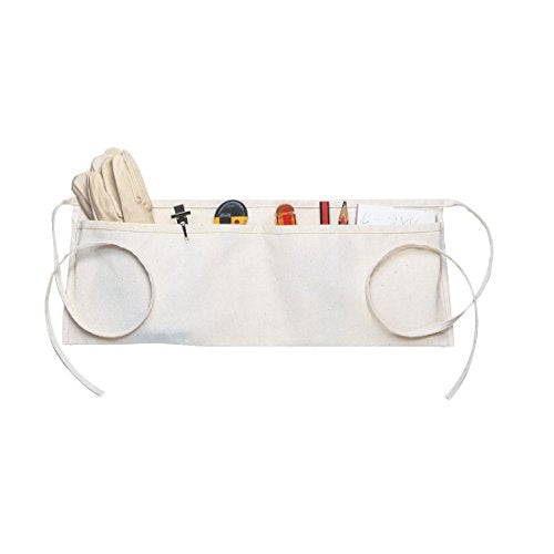 CLC Canvas Waist Apron with Two Pockets - Unisex, White