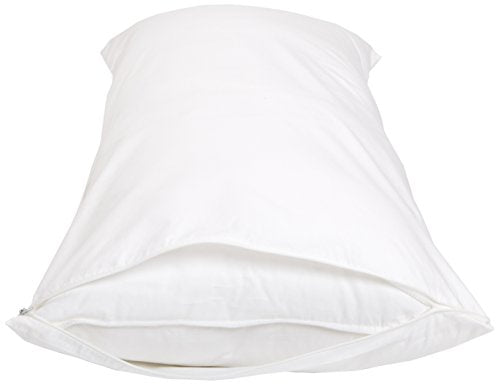 Amazon Basics Hypoallergenic Body Pillow Protector, 21x55 Inch Cotton Cover