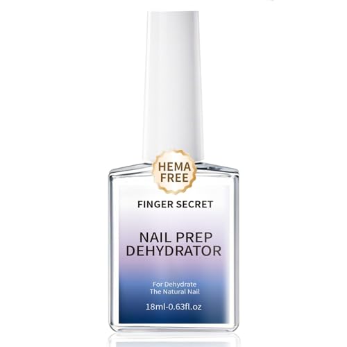 Finger Secret Nail Dehydrator & Prep Professional Acid-Free Bonder, 0.6 oz