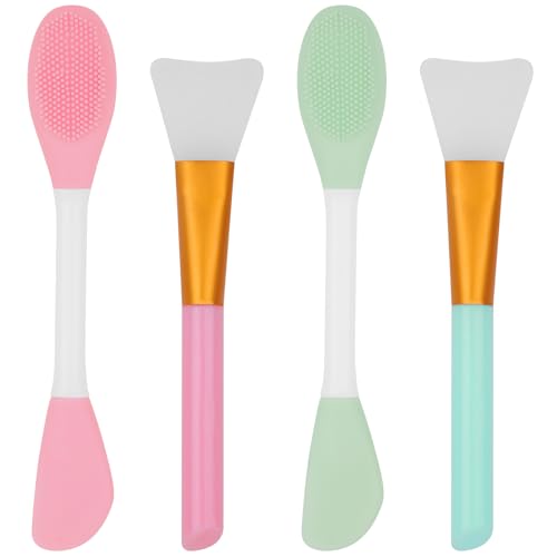 Volisau 4Pcs Silicone Face Mask Applicator Brushes & Spatulas