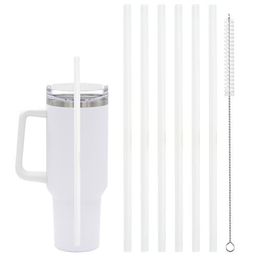 6 Pack Replacement Straws for Stanley Adventure Quencher Cups