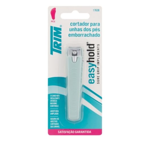 Trim EZ Toenail Clippers with Rubberized Grip and Clipping Catcher