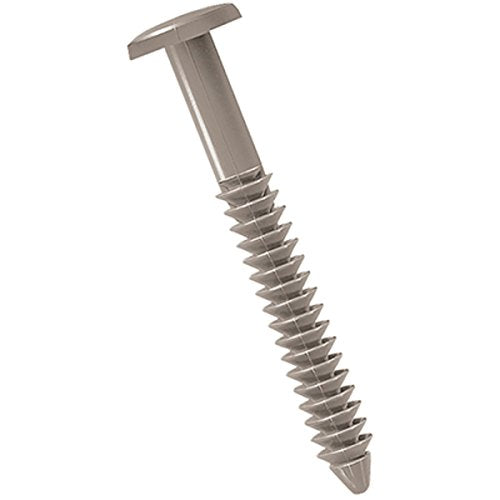 Ekena Millwork Shutter-Lok's 3" Vinyl Screws - Clay (12 Pack)