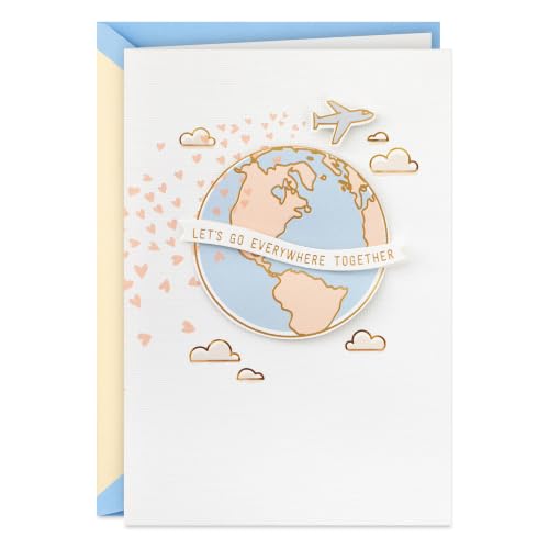 Hallmark Signature Love Card, Let's Go Everywhere Together Romantic Note