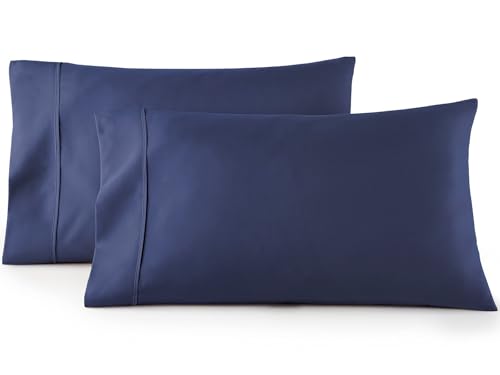 Microfiber Pillow Cases Set of 2 - Soft & Breathable for Standard/King Size