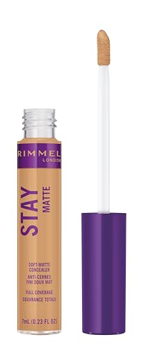 Rimmel London Stay Matte Liquid Concealer, 312 Buff, 24-Hour Wear, 0.23 oz