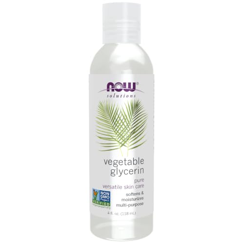 NOW Solutions 100% Pure Vegetable Glycerin Skin Care Moisturizer - 4 Oz