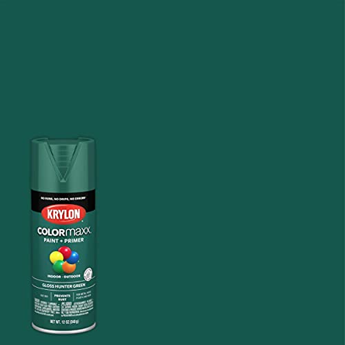 Krylon ColorMaxx Hunter Green 12oz Gloss Spray Paint - Indoor/Outdoor Use
