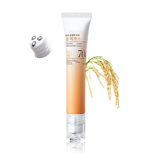 Easilydays Rice Essence Roll-On Eye Wrinkle Cream for Dark Circles & Puffiness