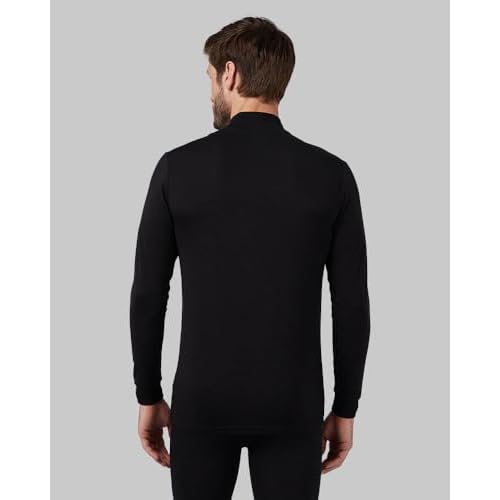 32 Degrees Heat Men's Lightweight Mock Base Layer Thermal Top | Form Fitting | Long Sleeve| 4-Way Stretch
