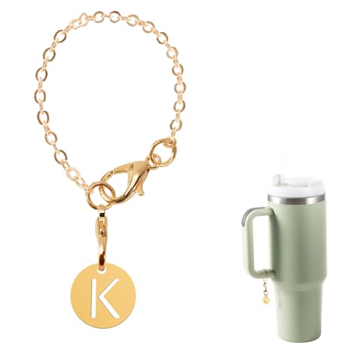 Personalized Stainless Steel Letter Charm for Stanley Cup Handle