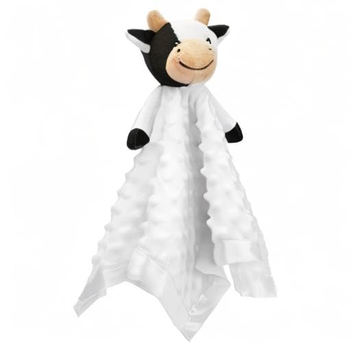 Pro Goleem Cow Security Blanket - Soft Lovey for Babies | 16-Inch Snuggle Toy for Boys & Girls