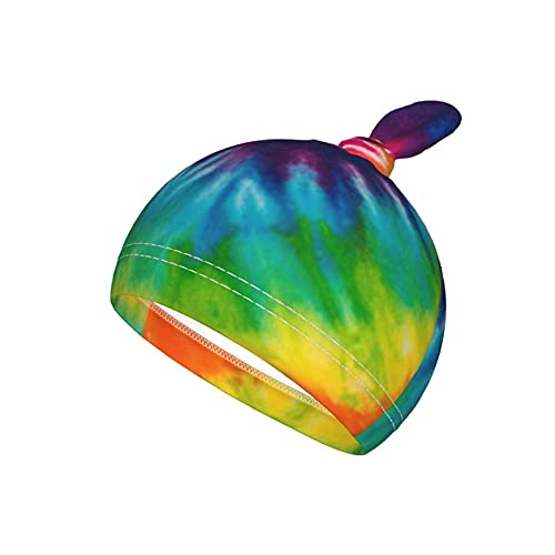 Osvbs Tie Dye Baby Swaddle Blanket and Matching Hat Set - Soft Newborn Gift
