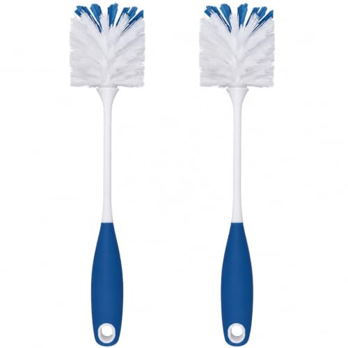 PHYEX 2-Pack Bottle Cleaning Brush - Durable Nylon Bristles, Blue