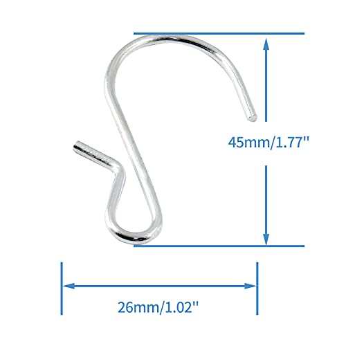 Bonsicoky Stainless Steel S Shaped Hooks - 20PCS for Hanging