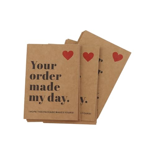 120 Pack Thank You Cards for Small Business | 3.9 x 2.7 Inches | Brown Customer Appreciation Cards