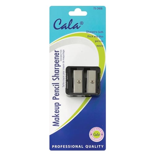 Cala Makeup Pencil Sharpener with Stainless Steel Blade for Eyeliner