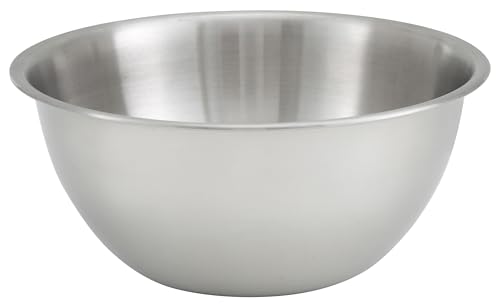 Winco 8 Quart Stainless Steel Mixing Bowl, Extra Deep, Heavy-Duty