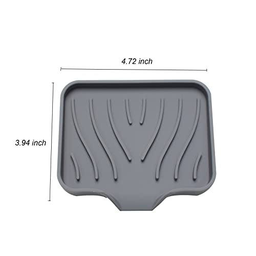 HANCELANT Silicone Soap Holder - Self-Draining Shower Soap Dish, 3 Pack