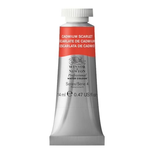 Winsor & Newton Professional Watercolor 14ml Tube - Cadmium Scarlet