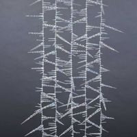 Twisted Icicle Garland Holiday Decor - 108 Inch Clear String Lights