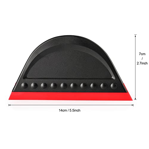 FOSHIO Mini Squeegee Set - 2 Pack for Window Cleaning & Vinyl Smoothing