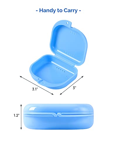 JMU Retainer Case with Vent Holes and Snap Lock - Pink