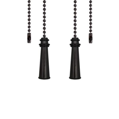 LuoQiuFa 2pcs Ceiling Fan Pull Chain, Decorative Fan Pull Chain Pendant Extension, 12 Inches Lighting & Fan Beaded Ball Fan Pull Chain Extender Ornament with Connector
