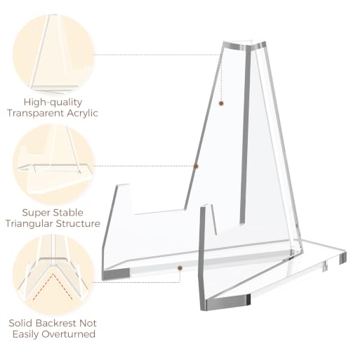 35 Pack Acrylic Card Stands for Trading Cards & Collectibles