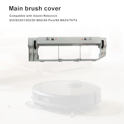 Main Brush Cover for Xiaomi Roborock S5 S6 S55 T6 Robot Vacuum Replacement
