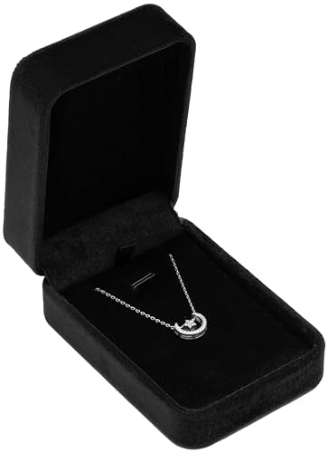 Black Velvet Jewelry Box for Necklace & Pendant | Giftop