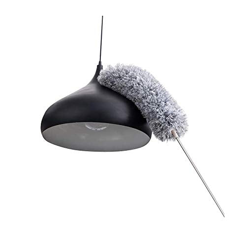 KPOKPO 100-Inch Extendable Microfiber Duster with Telescopic Pole