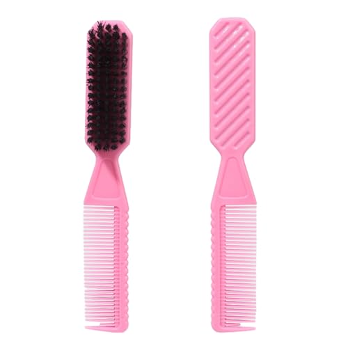 Double-Sided Neck Duster Brush with Soft Nylon Bristles for Barber and Home Grooming