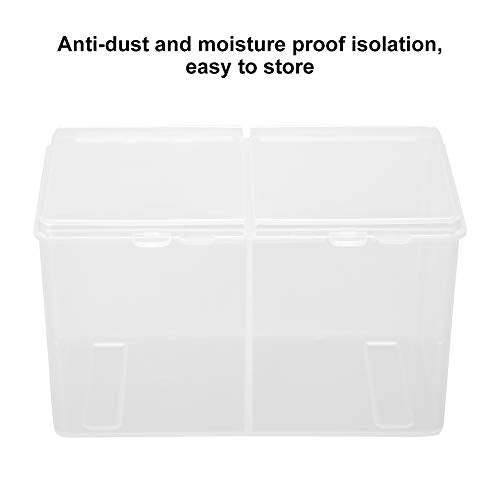 MAVIS LAVEN Cotton Pads Organizer with 2 Grids for Swabs & Nail Polish
